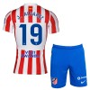 Atlético Madrid J. Alvarez 19 Hjemme 2025-26 - Barn Draktsett